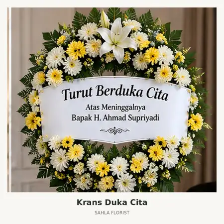 Krans Bunga Duka Smesco